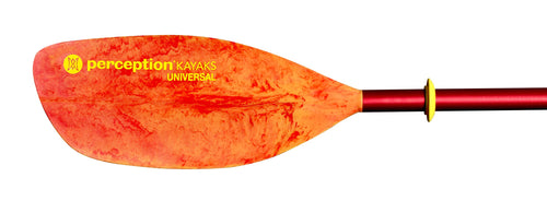 Kayak Perception Universal Paddle (2 Piece), Red/Yellow, 230 cm/90.5"