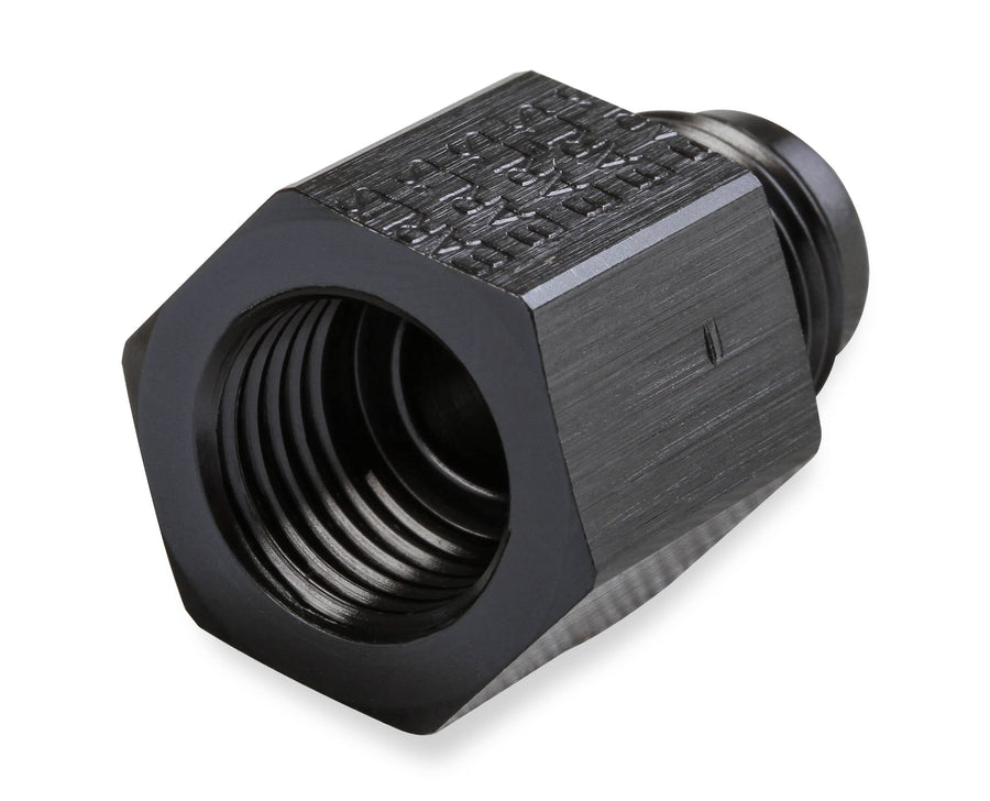 Earl's -6 AN Male to 14mm-1.50 Female AT9894DBHERL Black