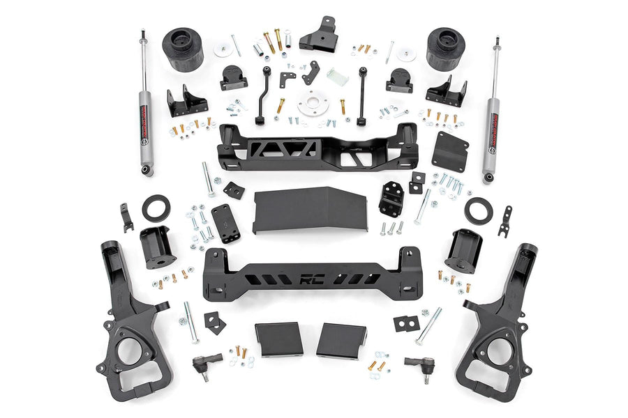 6" Lift Kit Rough Country for 2019-2024 Ram 1500 4WD | OEM 22" Wheels - 33930A
