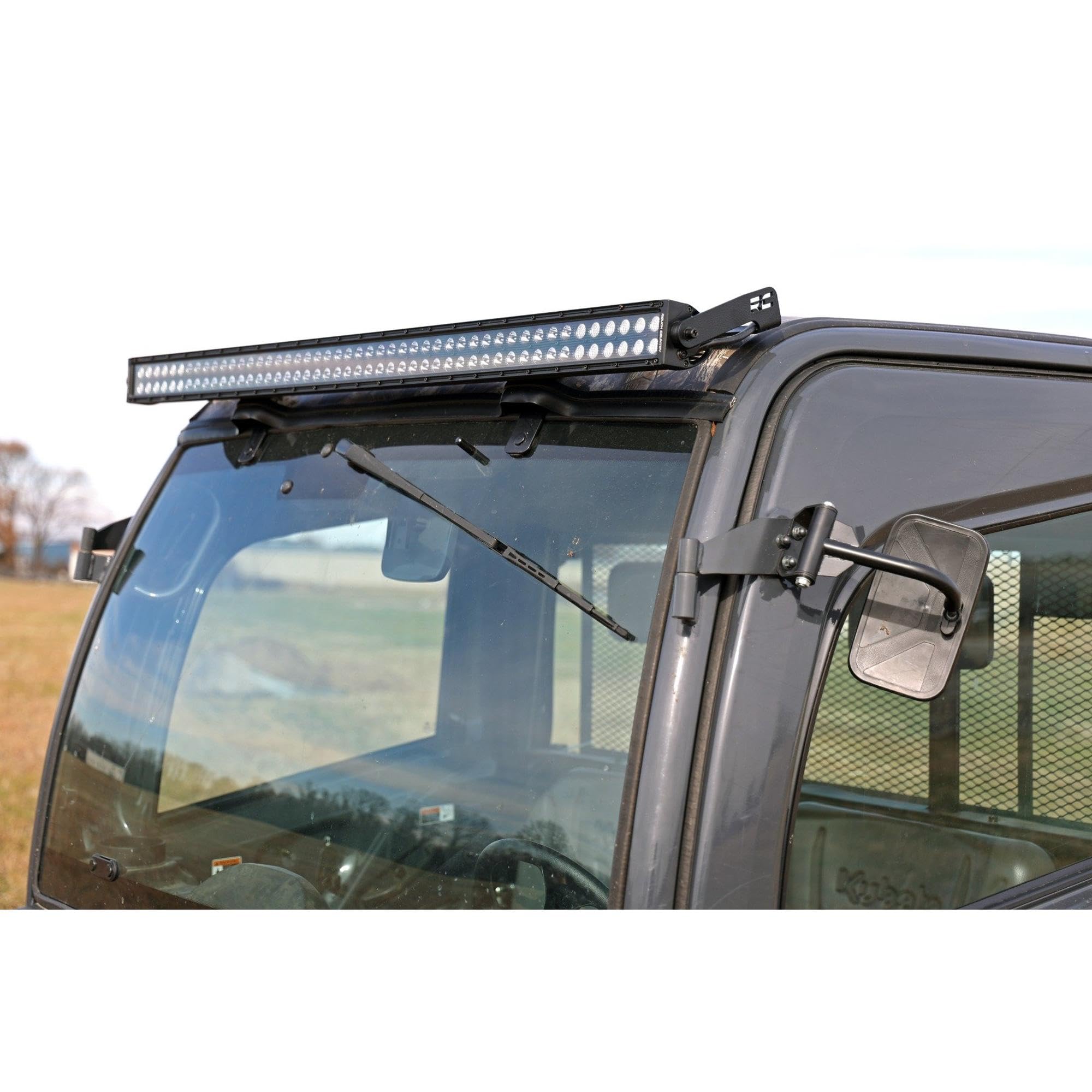 Rough Country 50" Dual Row LED Light Bar Kit for Kubota RTV-X900/X1100/X1140-50-inch Bar with White DRL