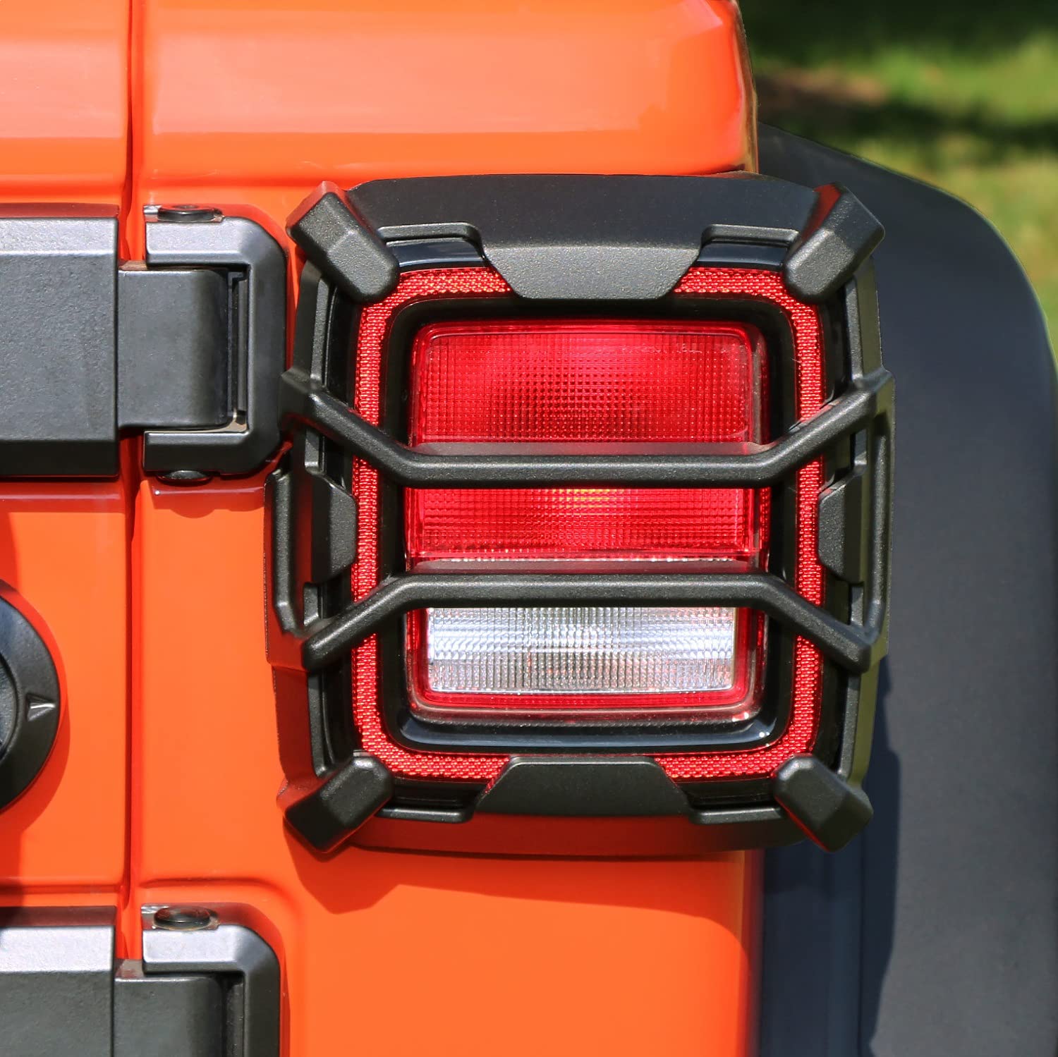 Rugged Ridge Elite Tail Light Guard Conventional for Jeep Wrangler JL/JLU | Satin Black | 11226.13 | Fits 2018-2025 Jeep Wrangler JL/JLU