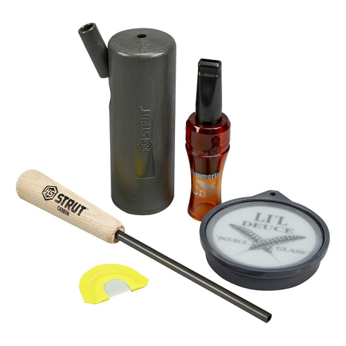 Super Strut Combo Kit - Hunters Specialties Turkey Game Calls Combo Pack - Wide Range of Realistic Turkey Sounds