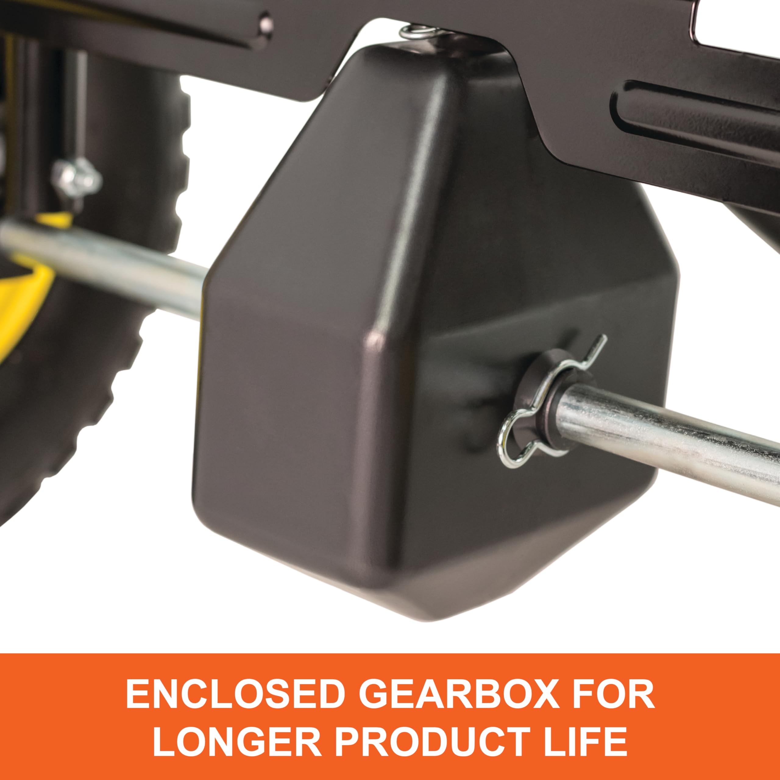 Commercial Push Spreader, 70 lb Capacity of Rock Salt, Ice melt, Fertilizer, Grass Seed, TerraKing
