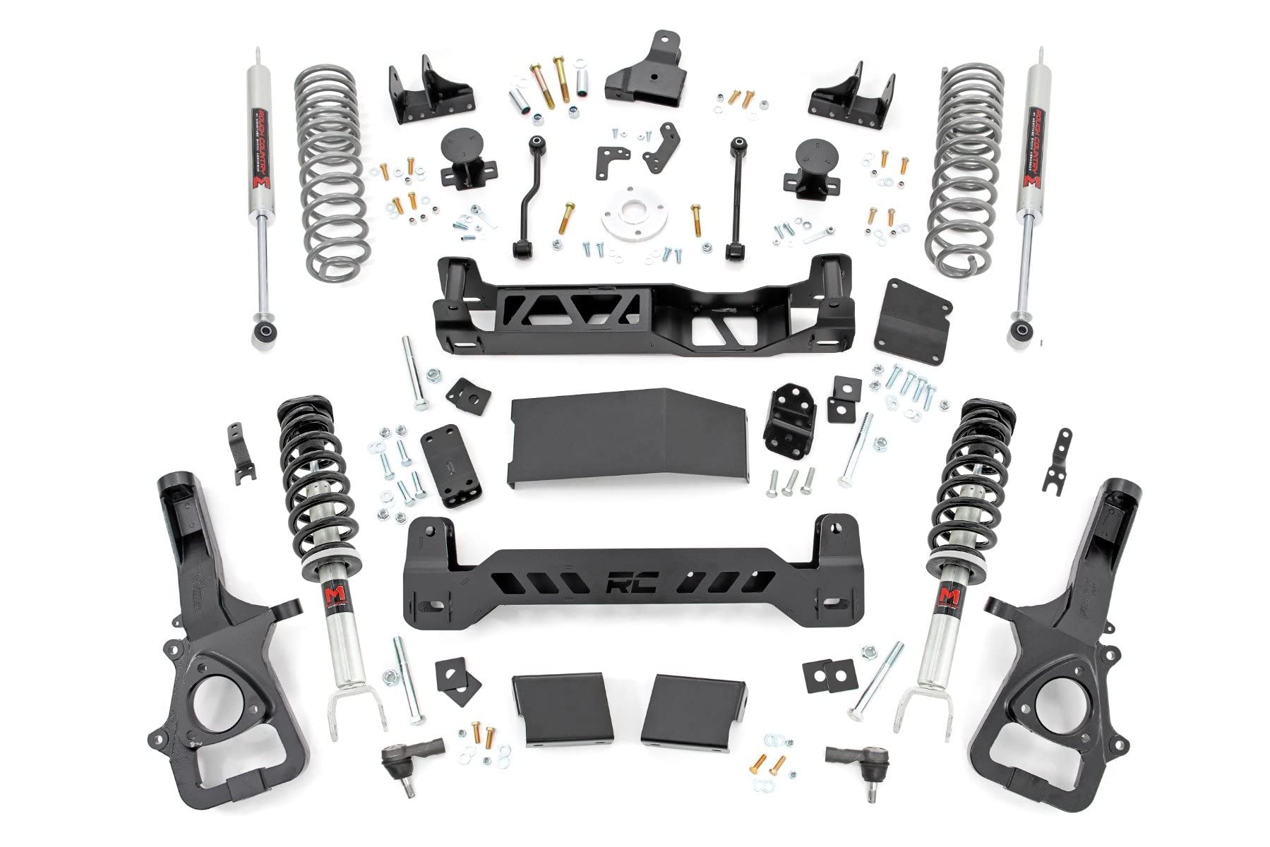 6" Lift Kit Rough Country w/M1 Struts for 2019-2024 Ram 1500 4WD - 33440