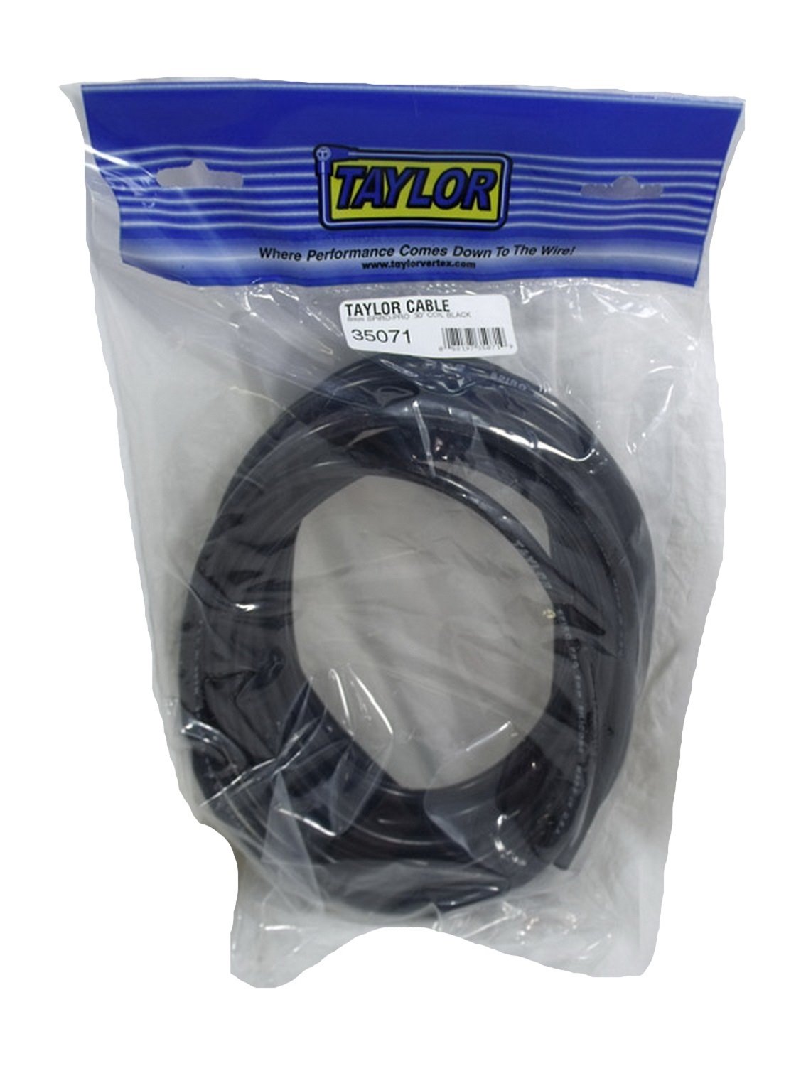 Black Taylor Cable 35071 8mm Pro Ignition Wire - 30 Ft Coil