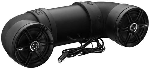 BTB6 Sound Storm Laboratories ATV UTV Sound System - 6.5 Inch Speakers, 1 Inch Tweeters, IPX5 Weatherproof, Bluetooth Audio, Built-in Amplifier