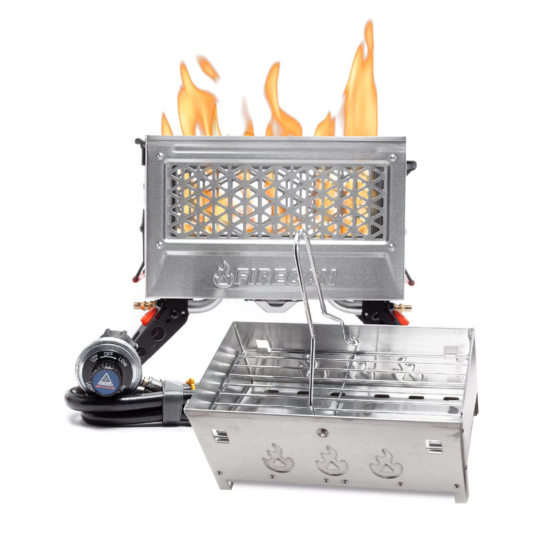 FireCan Deluxe Ignik Portable Propane Fire Pit and Grill