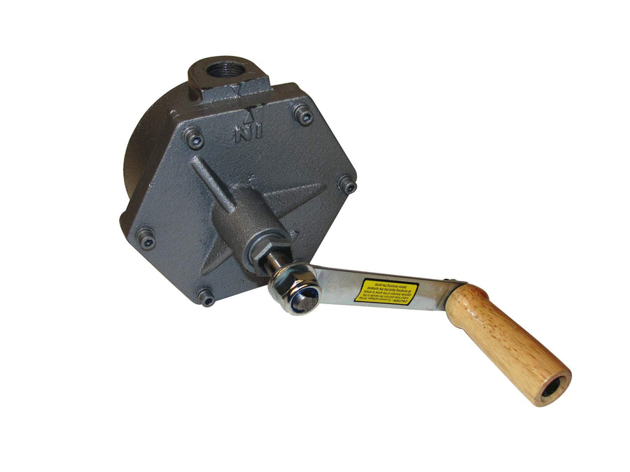 Replacement JohnDow Industries 2-Way Rotary Hand Pump JDI-35-UL for JohnDow Fuel Caddies FC-P30-UL,FC-P30-UL-D,FC-25GC, FC-25DC, HGC-30, HGC-30-D, Black & Wood, 10 Inch
