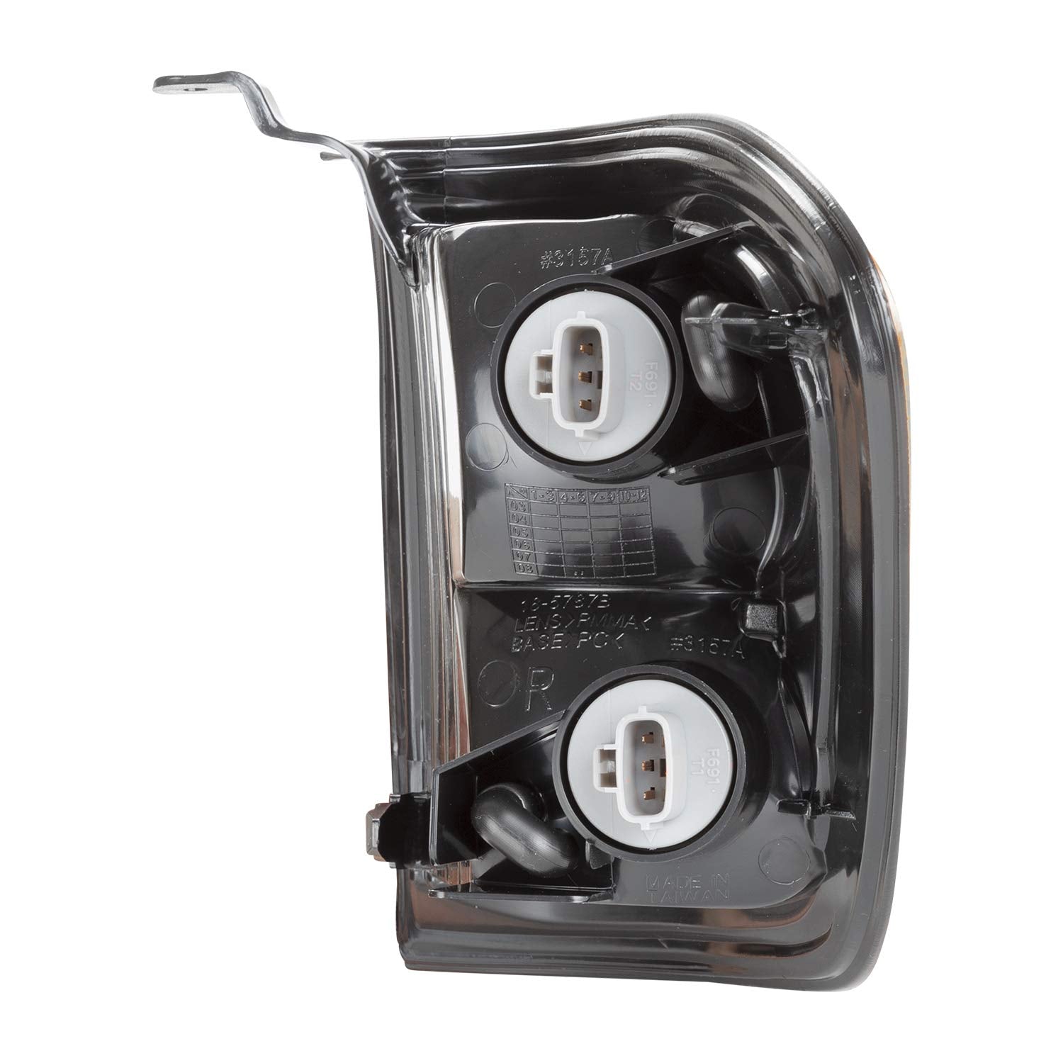 Compatible with TYC 18-5787-00 TOYOTA Sequoia Passenger Side Replacement Signal Lamp Medium