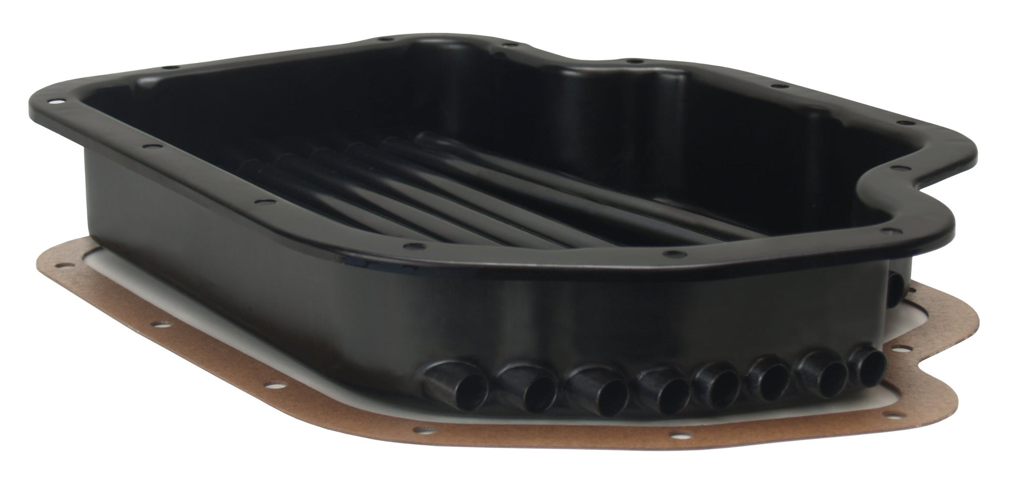 Transmission Cooling Pan Derale 14201 for GM Turbo 400 Standard Pan - Black