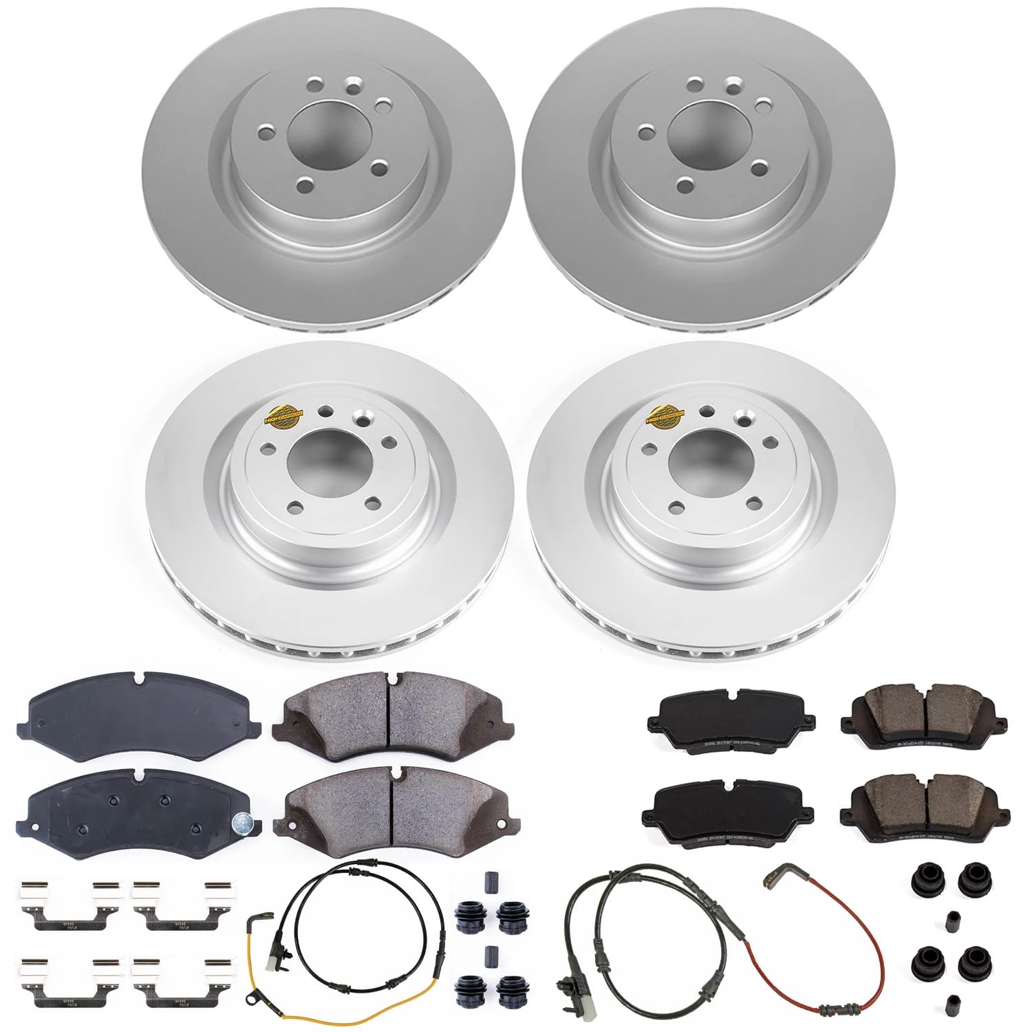 Power Stop Z23 Evolution Sport Geomet® Coated Brake Kit Front & Rear