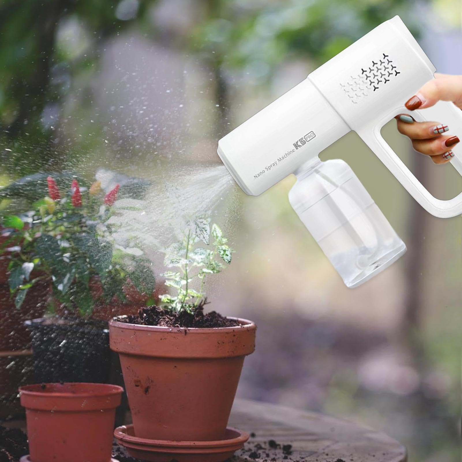 Garden Pump Pressured Sprayer - Electric Pump Sprayer | Handheld Pump Sprayer Multipurpose Garden Sprayer | Portable Water Sprayer Pump Pressure Water Sprayer for Home Cleaning