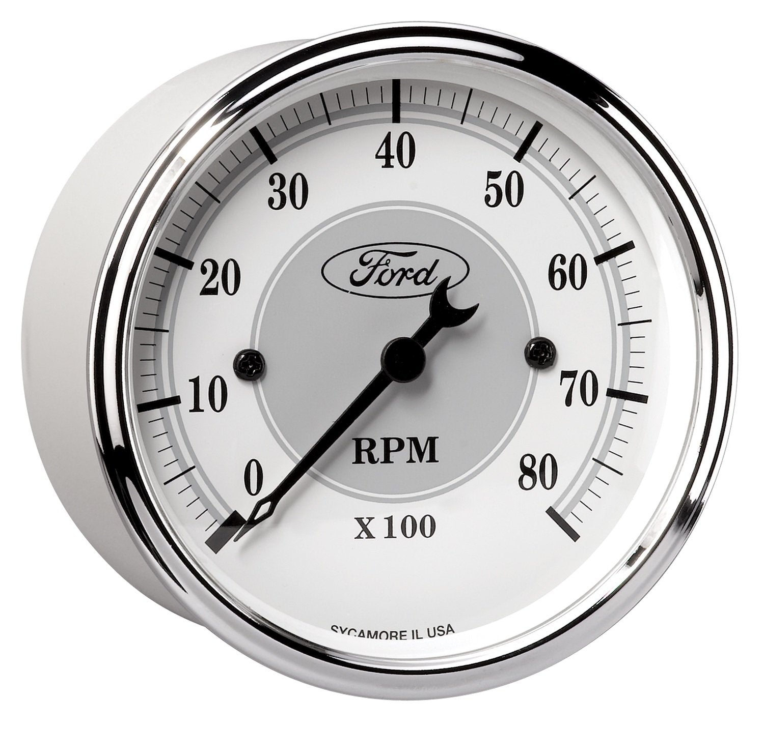 3-1/8" Auto Meter 880088 8000 RPM Incandescent Flood Lit Tachometer Gauge for Ford