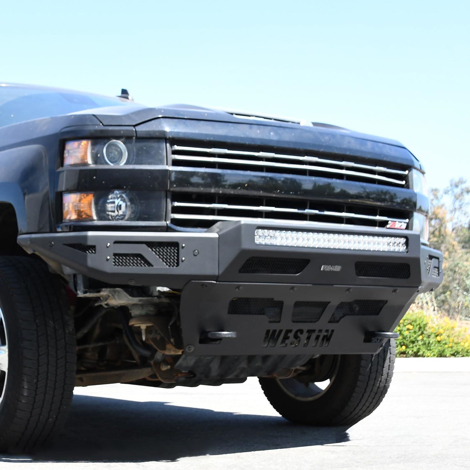 Pro-Mod Westin 58-71165 Skid Plate Textured Black E-coated Steel Pro-Mod Skid Plate