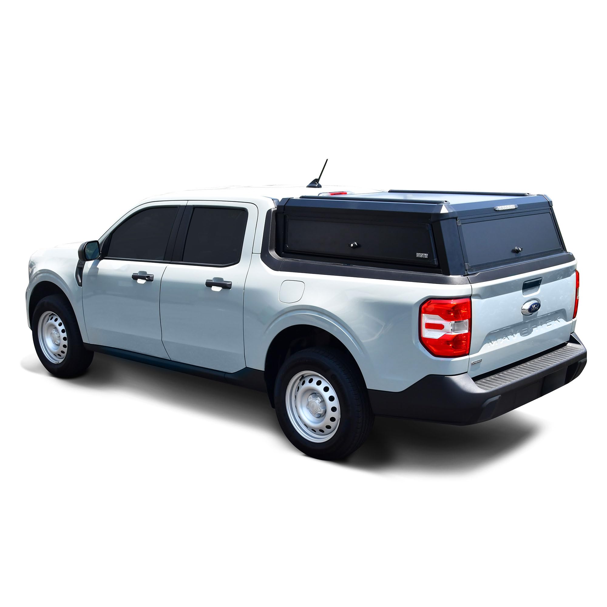 EXP Truck Cap Westin 16-14795 with Solid Front Glass fits 2022-2024 Maverick Matte Black