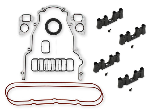 Cam Change Gaskets Mr. Gasket 61011G Timing Cover/Water Pump/Valve Cover Gaskets Intake Timing Cover Seals 4 Lifter Guides