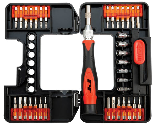 W1735 Performance Tool 37Pc in 37 in 1 Precision Screwdriver Set with 35 Bits for Electronics Repairs, Perfect for Repair Work on Computer, PC, MacBook, Laptop, Tablet, iPhone, Xbox, Game Console