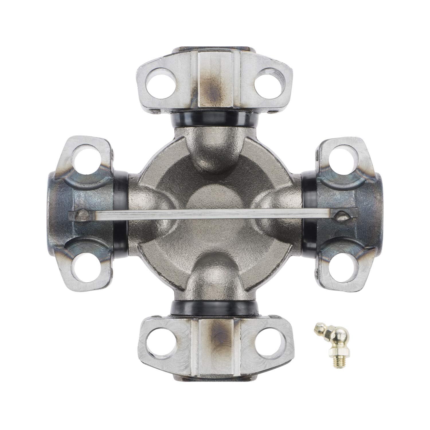 Premium MOOG Greaseable Universal Joint for Allis-Chalmers, Austin-Western, Case, Cat, Clark, Deere, Eaton, Fiat-Allis, IH, JCB, Kawasaki, Komatsu, Massey-Ferguson, Michigan, Tadano, Terex, Volvo & Wabco (7C - 4 HWD)