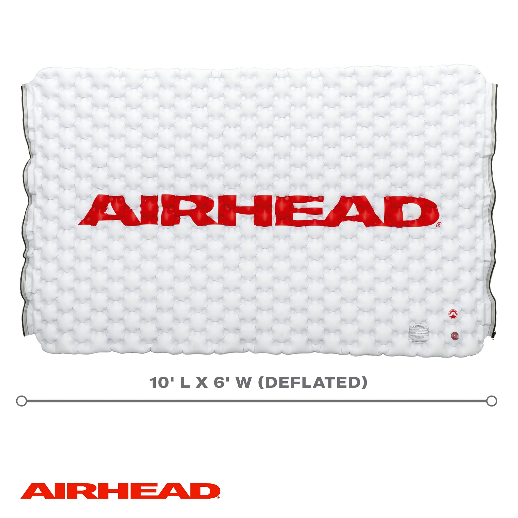 Airhead Inflatable Air Island, Lime, Large Lake Float