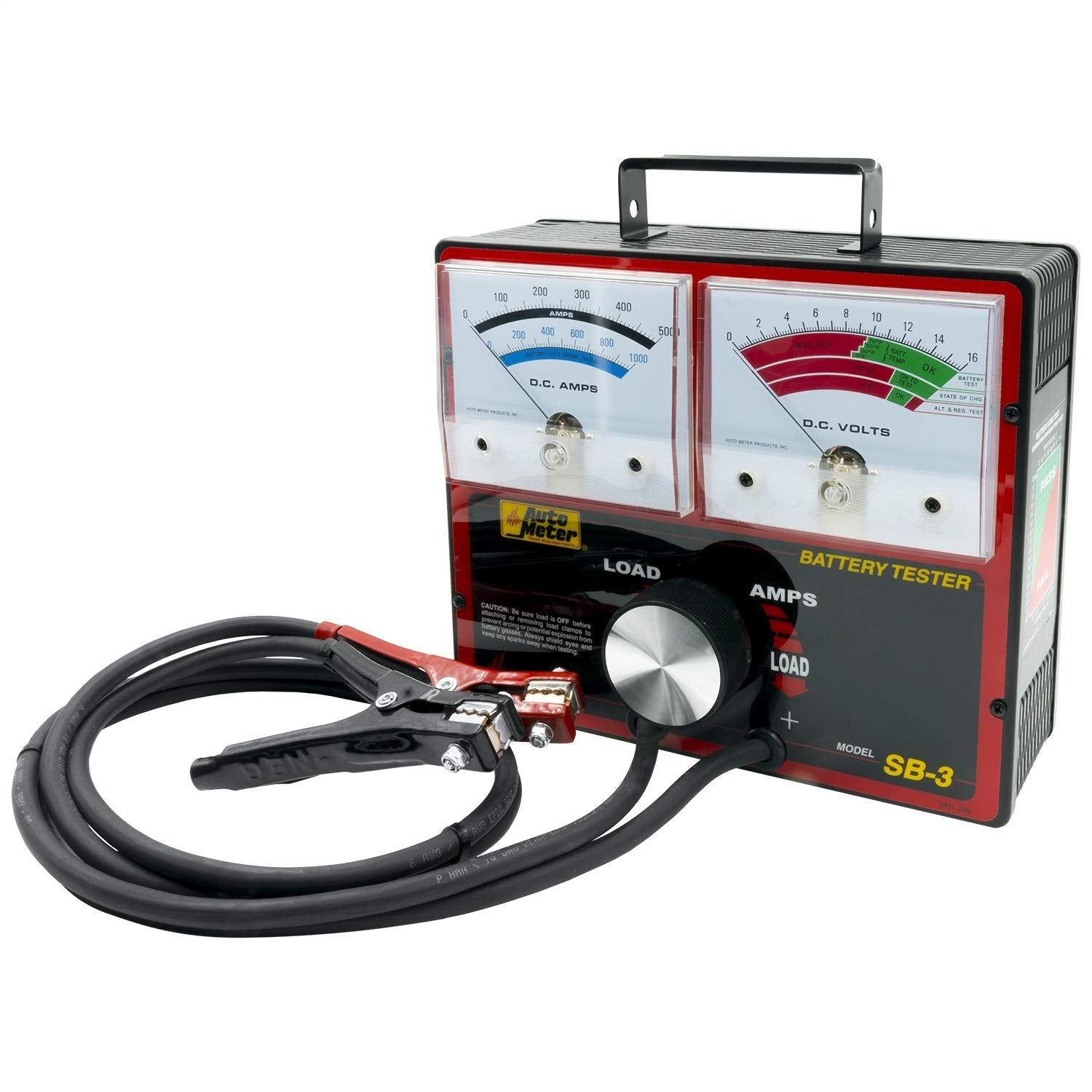 Auto Meter 500 Amp (SB-3) Variable Load Battery/Electrical System Tester