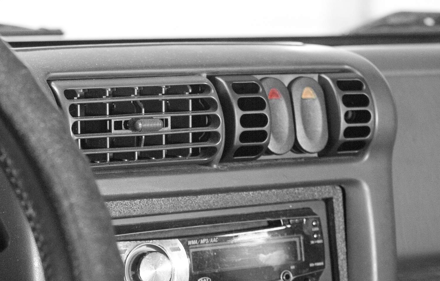 Switch Pod Rugged Ridge for Jeep Wrangler TJ | Thermoplastic Olefin (TPO), Black | 17235.80 | Fits 1997-2006 Jeep Wrangler TJ
