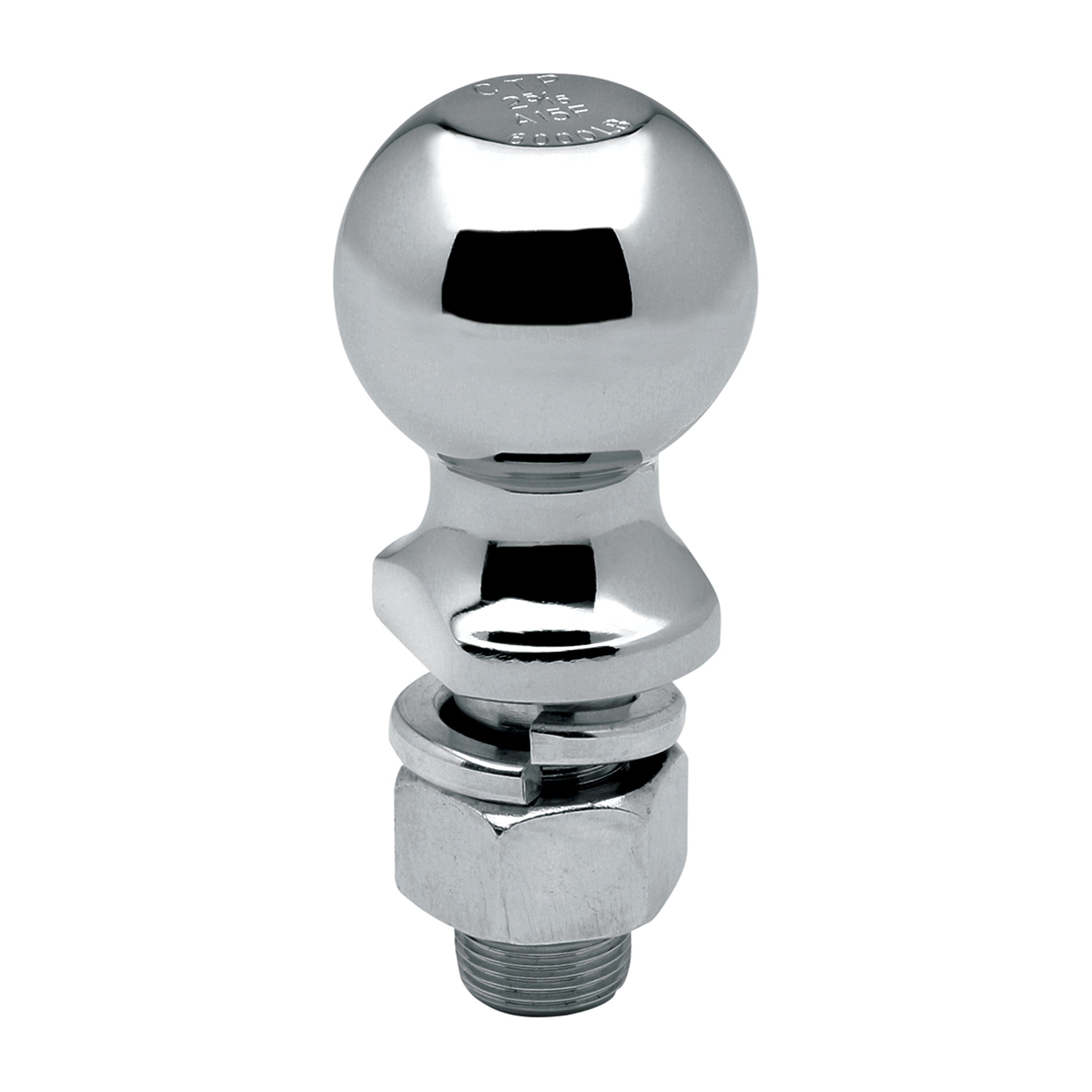 Reese Tow Ready 63847 Class IV Hitch Ball, Chrome - 2-5/16" Ball x 1" x 2-1/8", 7,500 lbs.