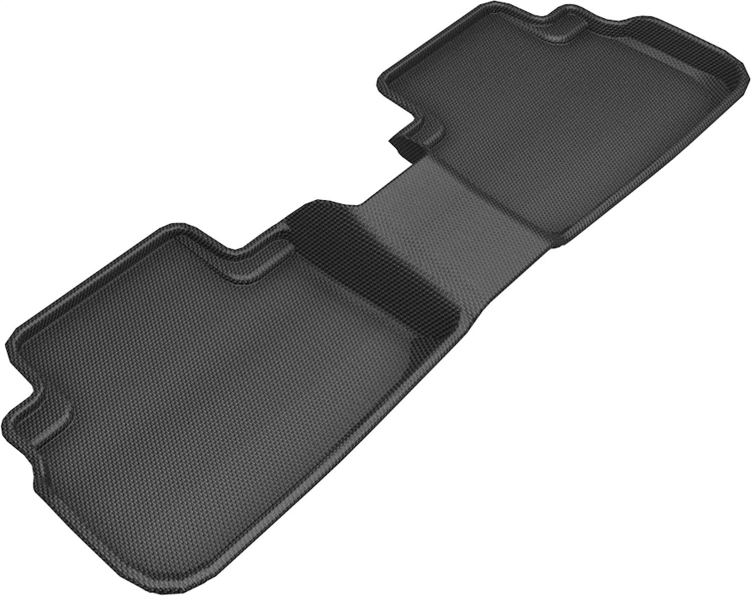 Kagu Floor Mat (Black) 3D MAXpider Compatible with Subaru Forester 2019-2023 - Second Row