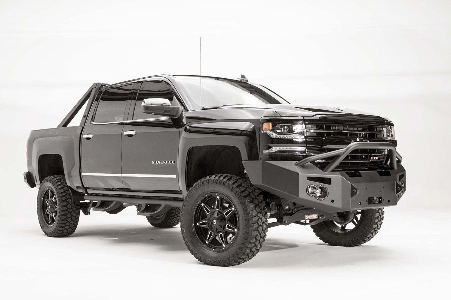 Premium Winch Front Bumper Fab Fours CS16-F3852-B Uncoated/Paintable w/Pre-Runner Guard [AWSL]