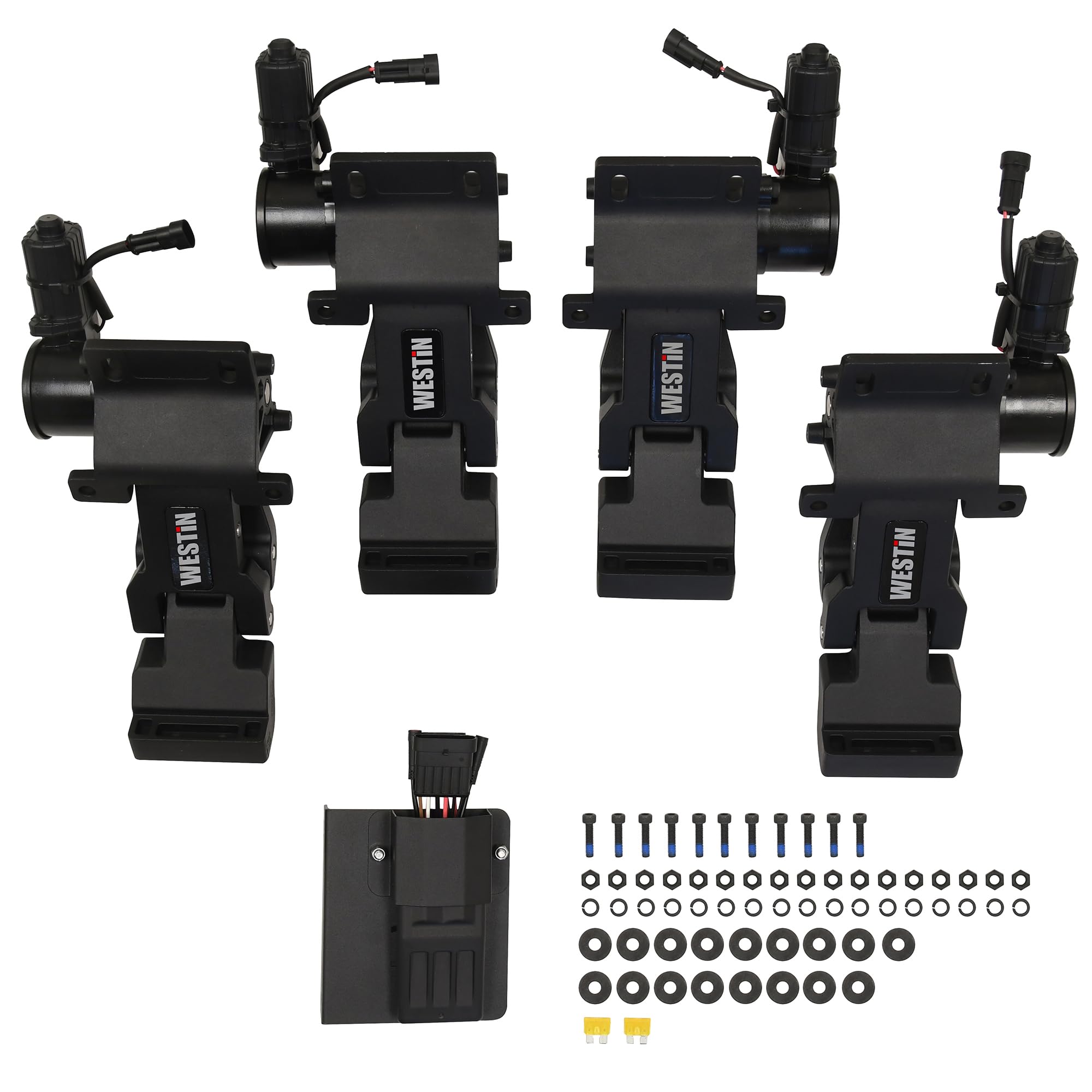 Westin Pro-e 29-23945 Electric Running Boards fits 2015-2023 F-150 SuperCrew 2017-2023 F-250 F-350 Crew Cab Textured Black 1 Pair