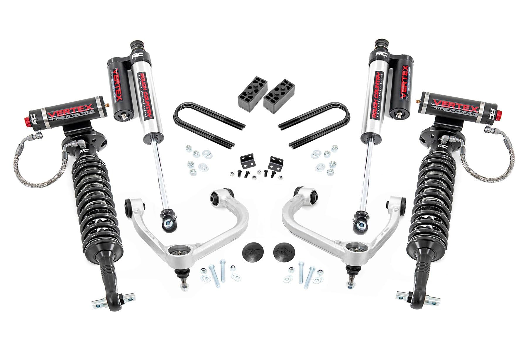 3" Rough Country Bolt-On Lift Kit for 2021-2024 Ford F-150 4WD - 41450