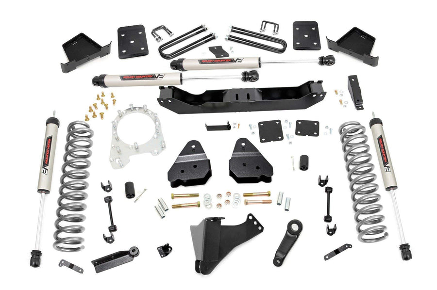 4.5" Rough Country Lift Kit w/V2 Shocks for 17-22 Super Duty | Diesel - 55070