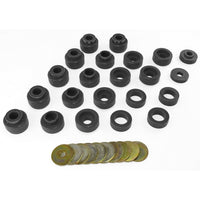 Body Mount Kit, Rugged Ridge Black | 1-105BL | Fits 1987-1995 Jeep Wrangler YJ