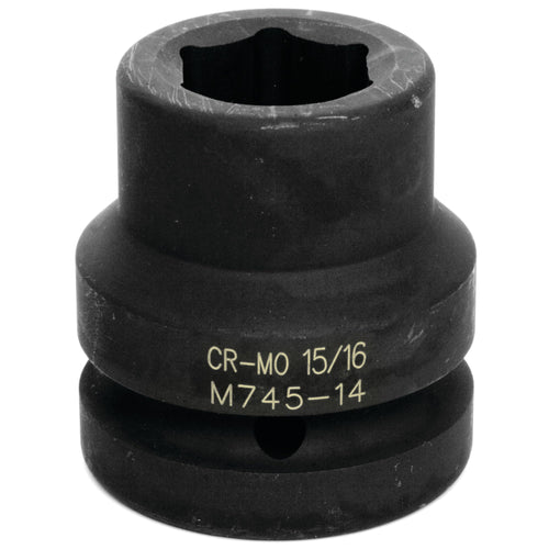 M745-14 Performance Tool 1-Inch Drive 15/16-Inch Impact Socket for Heavy-Duty Automotive Repair and Maintenance Tasks