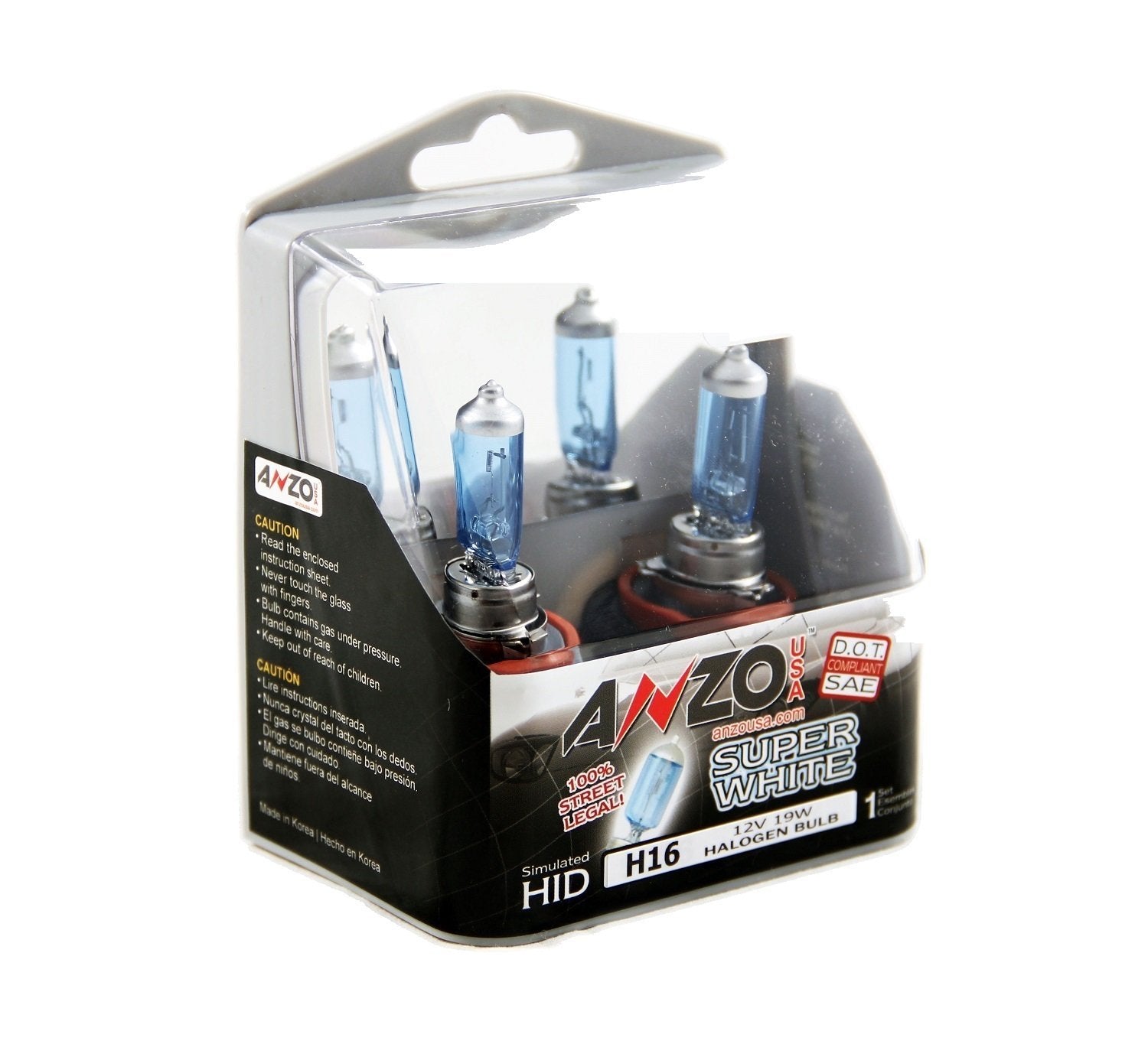 Super White AnzoUSA 809059 27W Halogen Bulb - Pair