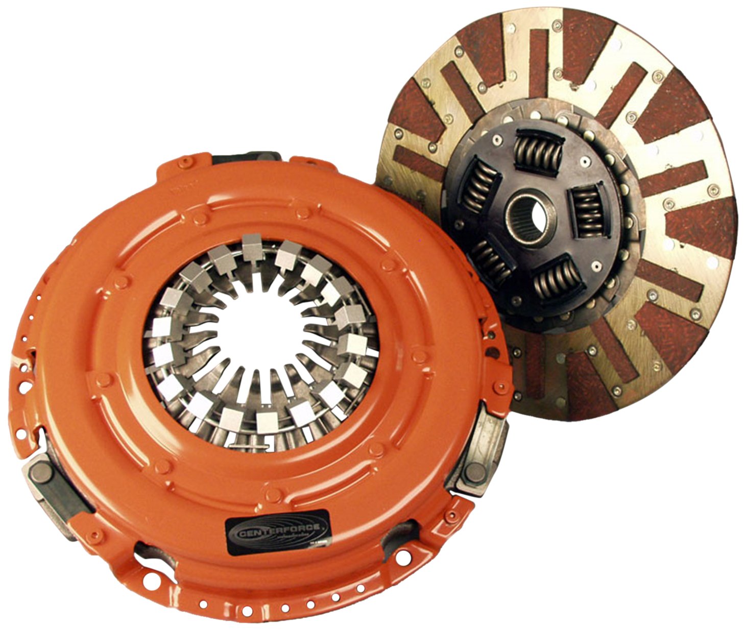 Dual Friction Clutch Pressure Plate and Disc with Bolts Centerforce DF395010