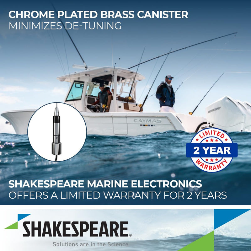 Low Profile Shakespeare Skinny Mini VHF Antenna - 36"