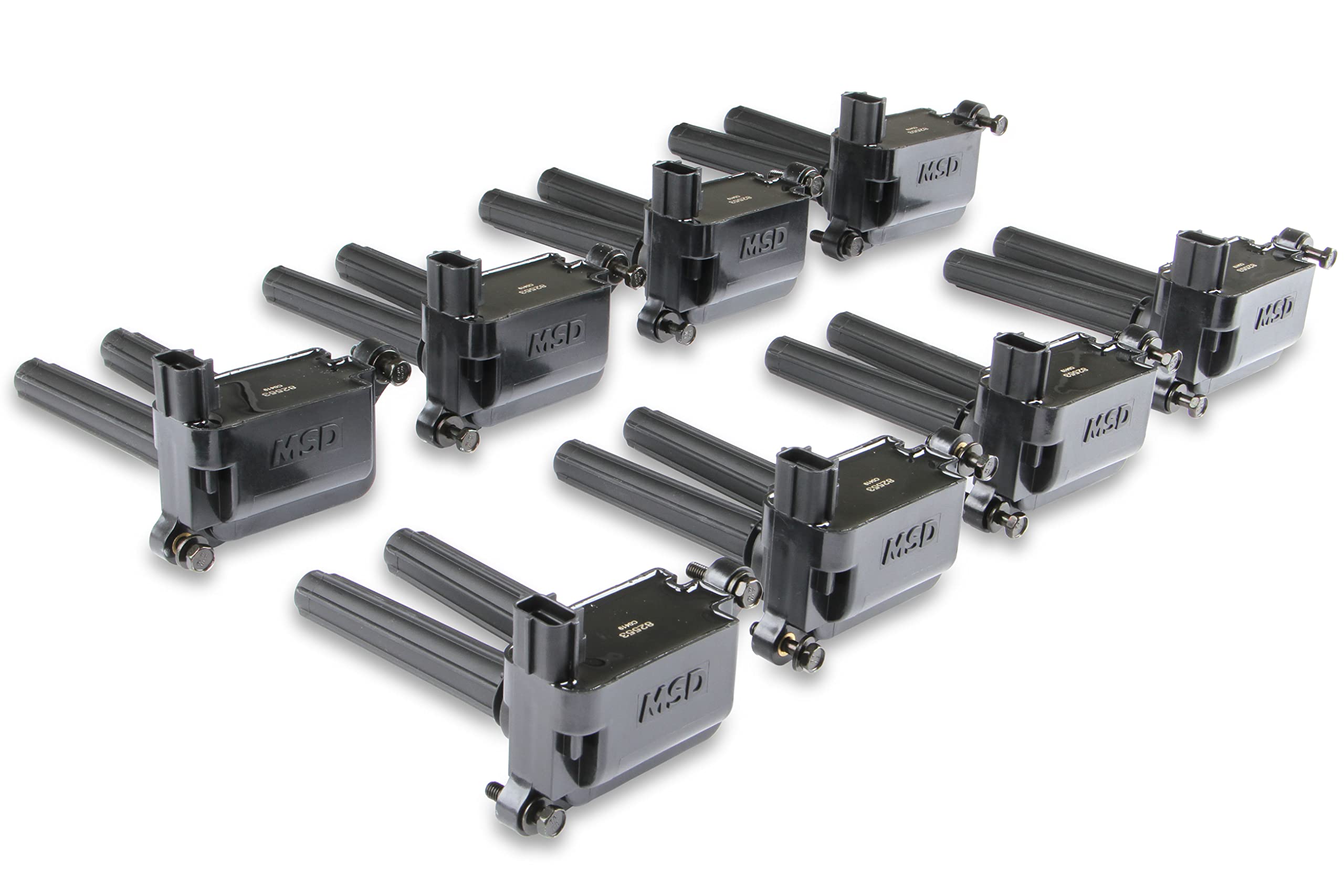 825583 MSD Ignition Coils Blaster Series 2005-2020 5.7L/6.1L/6.2L/6.4L HEMI, Black, 8-Pack