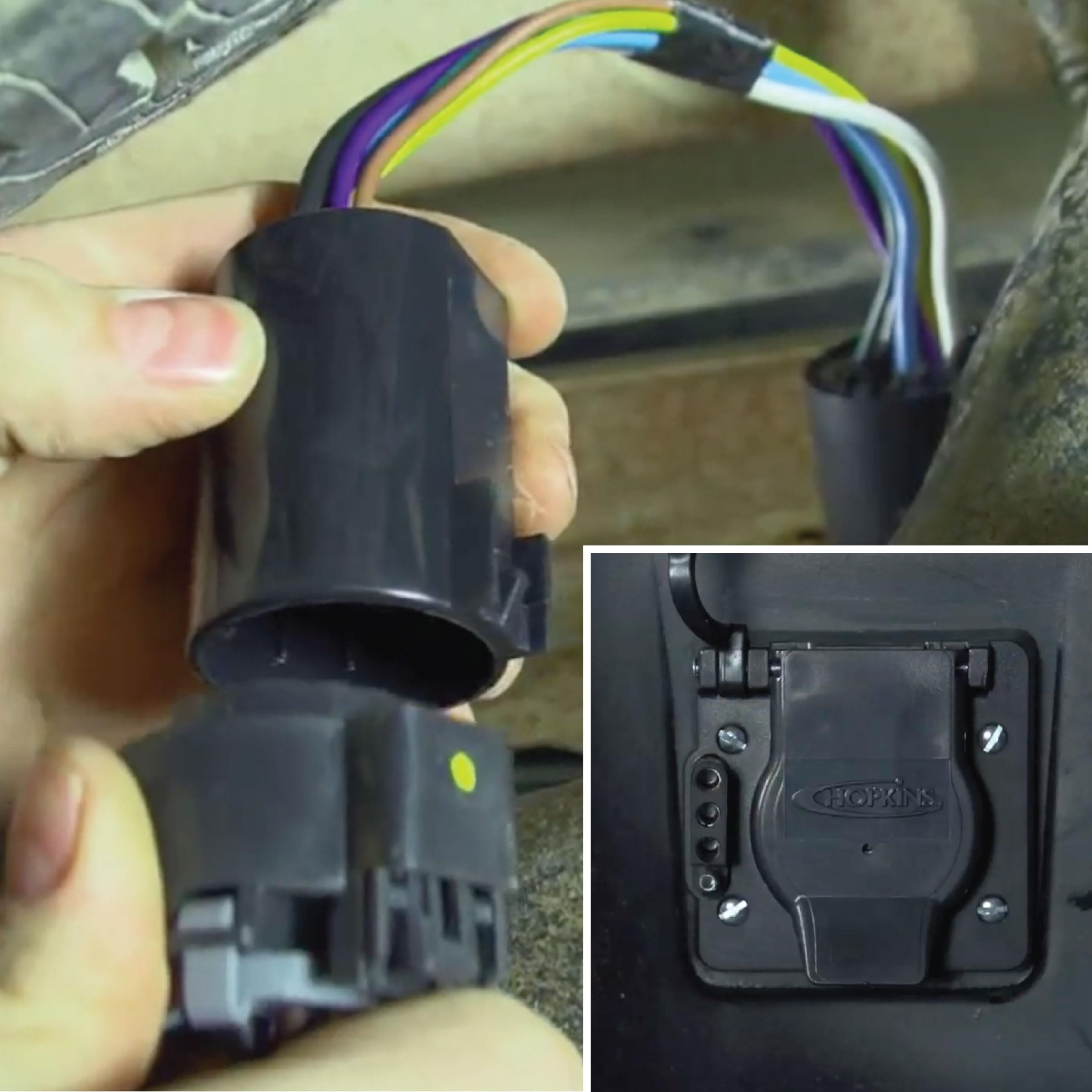 Plug-In Simple Hopkins Towing Solutions 43395 Vehicle to Trailer Wiring Kit