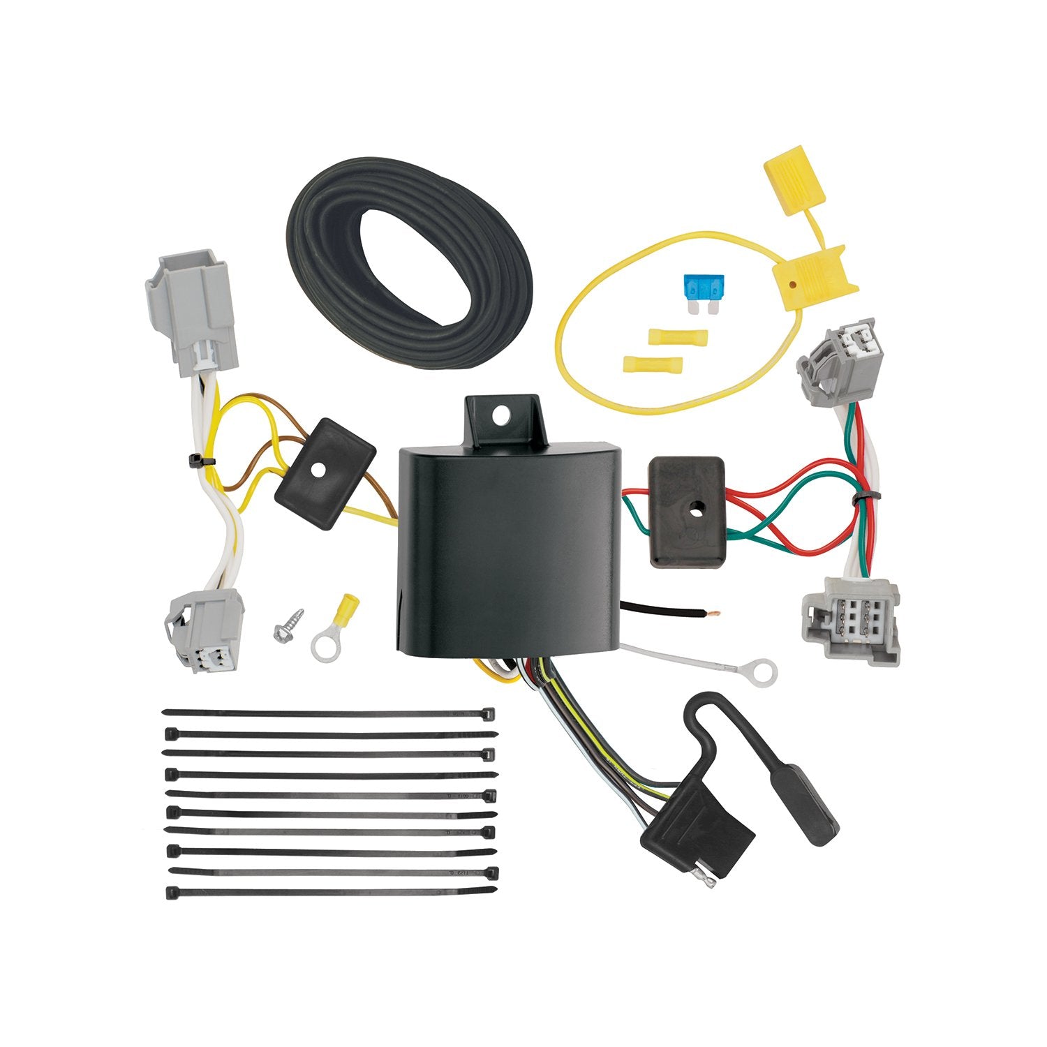 Tekonsha T-One® Harness T-Connector, 4-Way Flat, Compatible with Select Volvo XC60