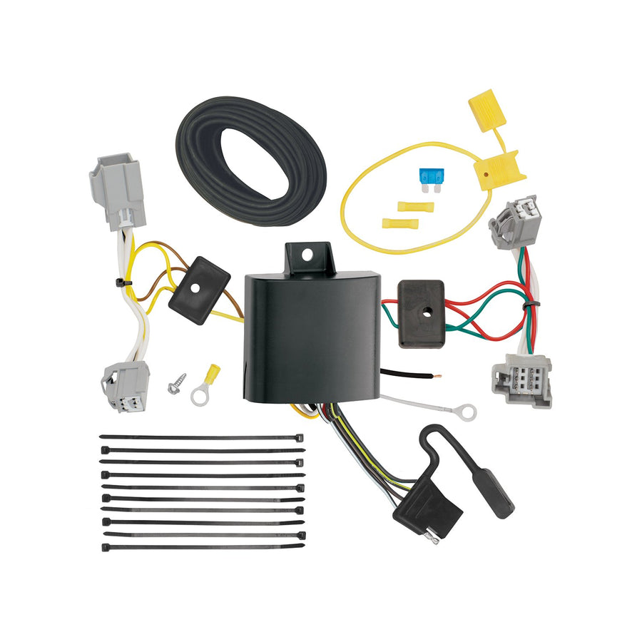 Tekonsha T-One® Harness T-Connector, 4-Way Flat, Compatible with Select Volvo XC60
