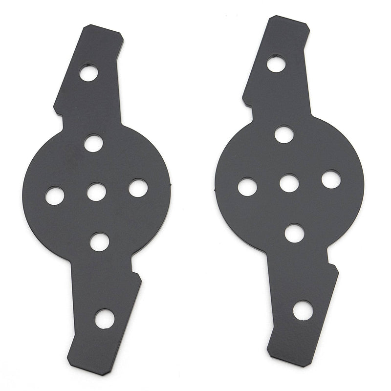Hood Hinge Adapter Plate ZROADZ to mount (4) 3 Inch LED Pod Lights to Hood Hinge Bracket - PN #Z360002, Black