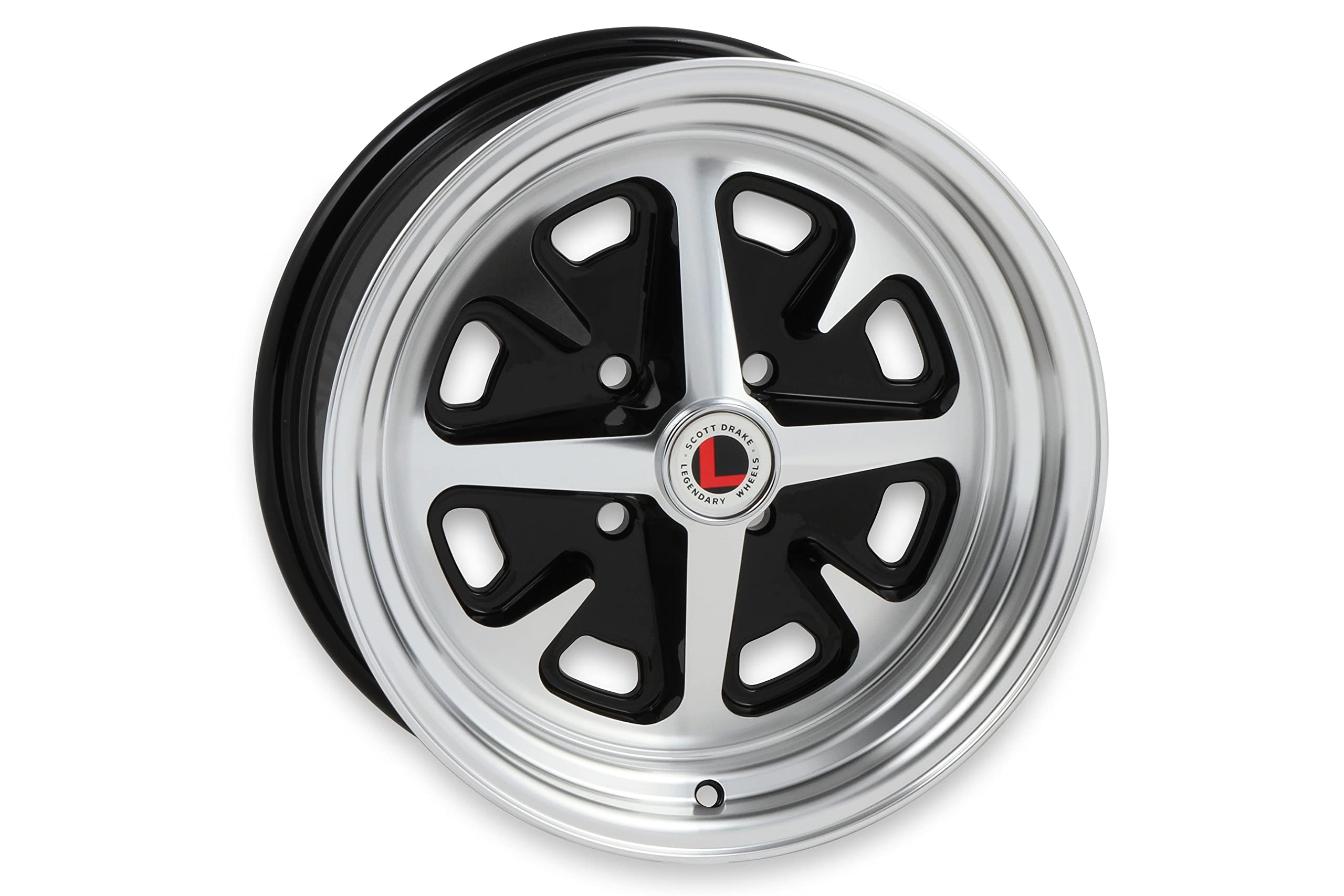 15 X 6 Drake Wheels Magnum 400, 4 On 4.5 Bp, 3.75" Bs/Machined