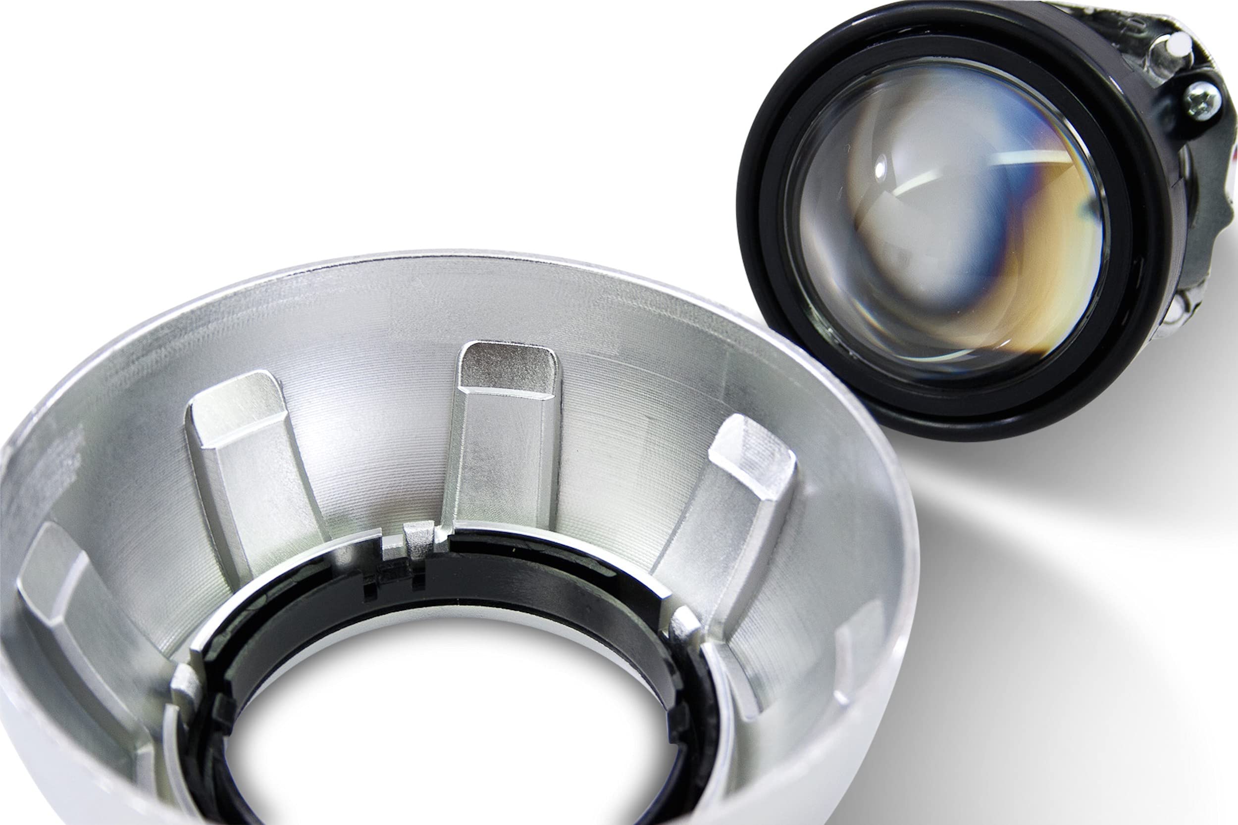 Centric Rings Morimoto Shroud for Mini H1 Projector Retrofit (2x S60)