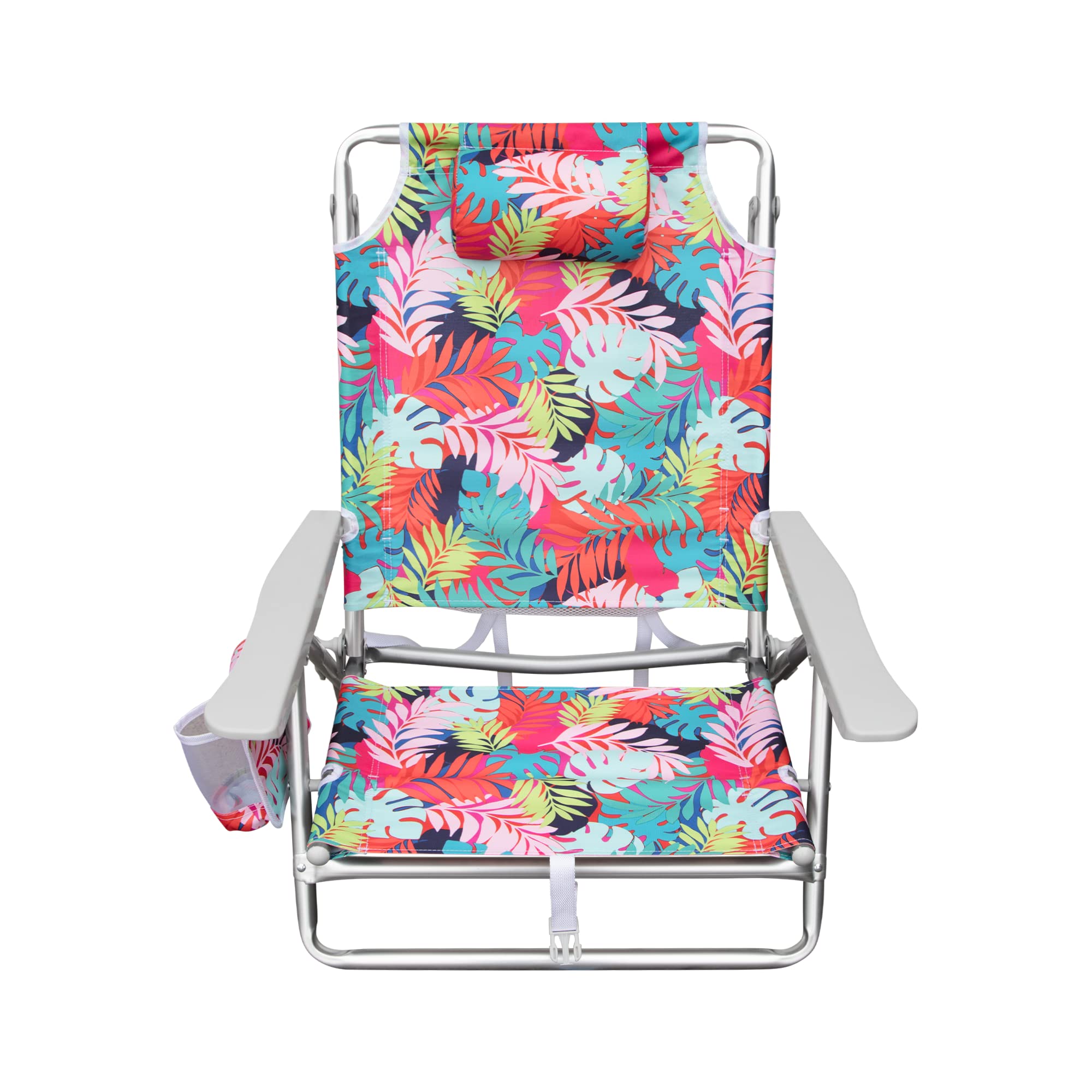 Backpack Hurley Beach Chair, One Size, Aluminum, Tropical