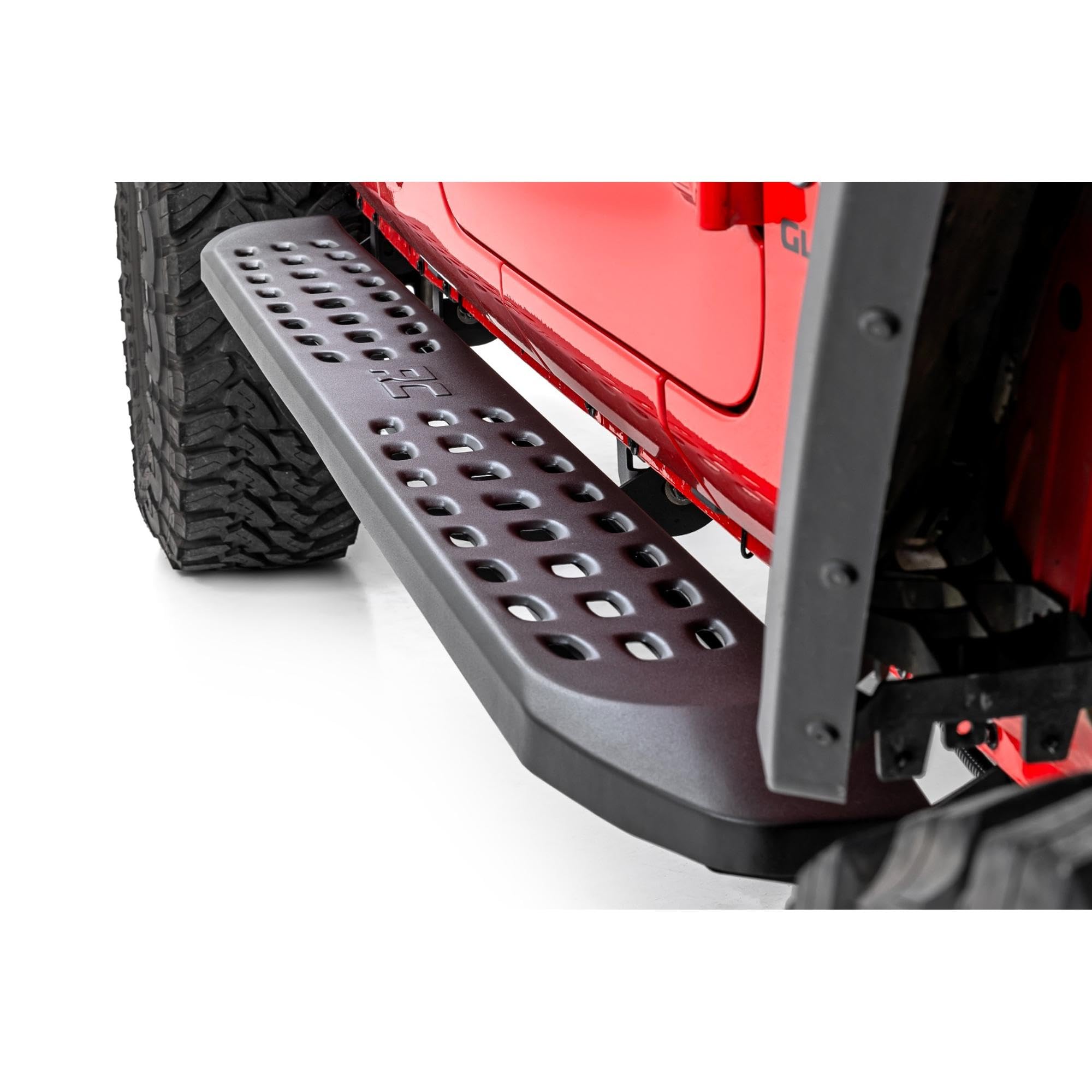 Rough Country Running Board RPT2 for Jeep Gladiator JT 4WD (2020-2025) - Sleek Profile, Non-Slip Step, Rust Resistant, Easy Install