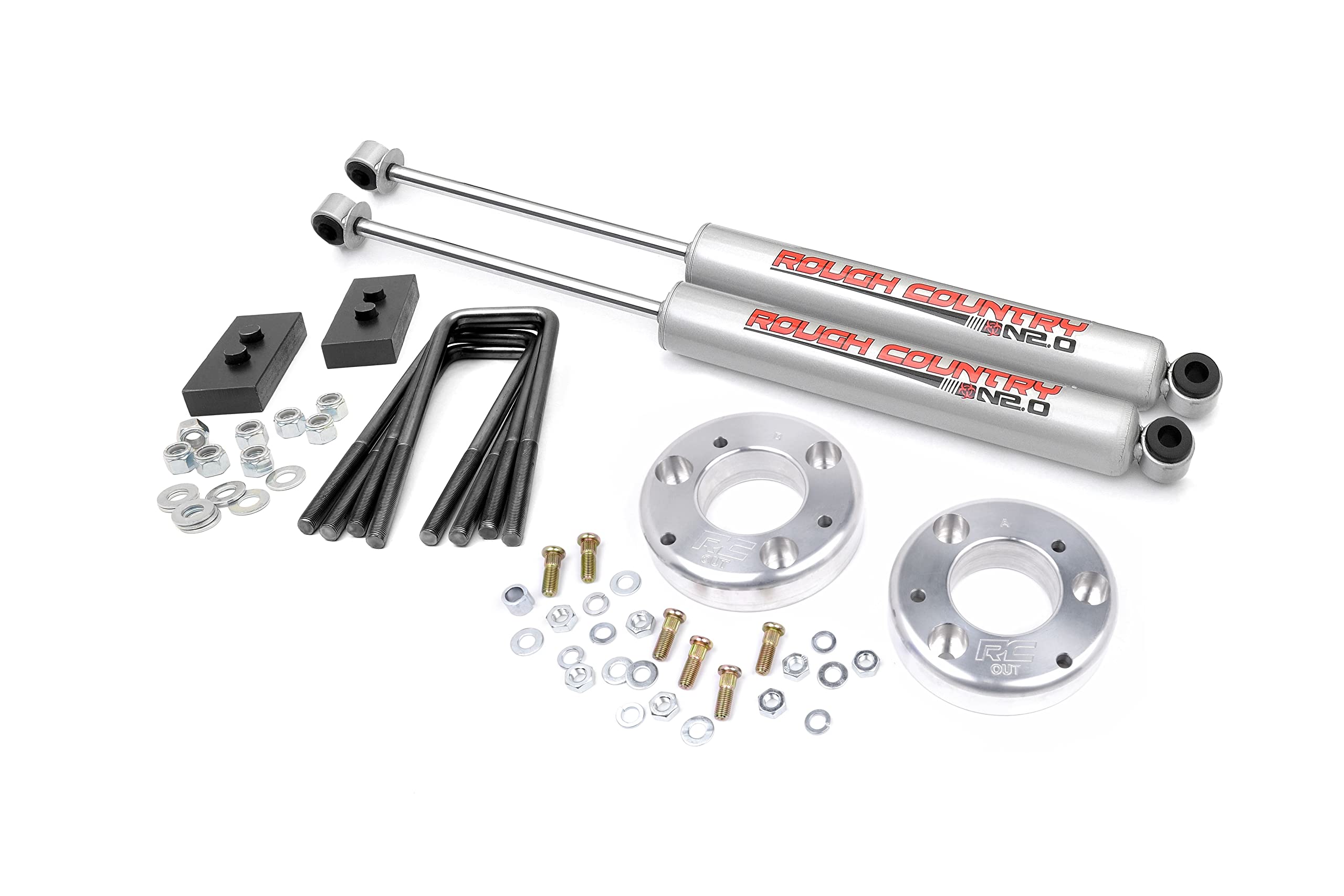 2" Rough Country Lift Kit w/N3 Struts for 2015-2019 Subaru Outback 4WD - 90631