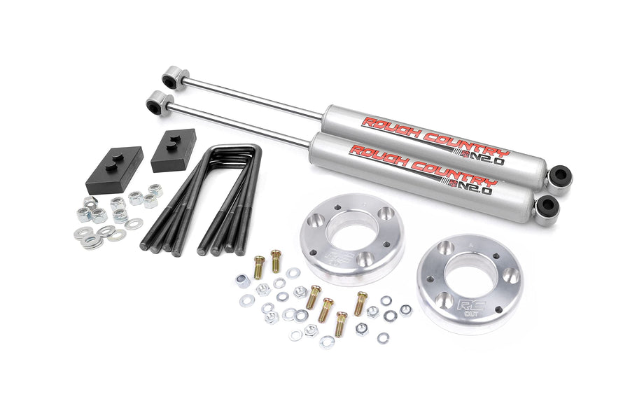 2" Rough Country Lift Kit w/N3 Struts for 2015-2019 Subaru Outback 4WD - 90631