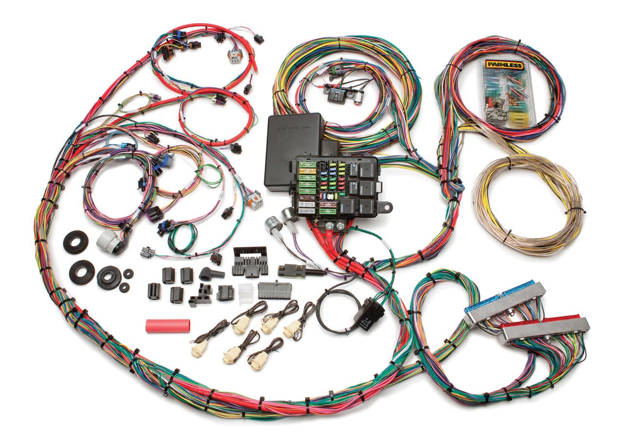 Integrated EFI & Chassis Harness Painless Performance 60617 for 1999-2006 GM Gen III 4.8, 5.3 & 6.0L with Mechanical Throttle Body