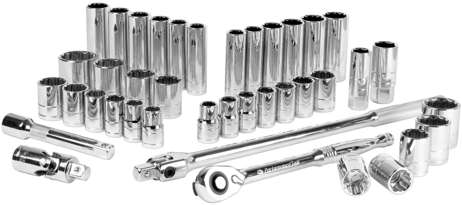 1/2-Inch Drive Performance Tool W32905 Mechanic's Set, 40-Piece