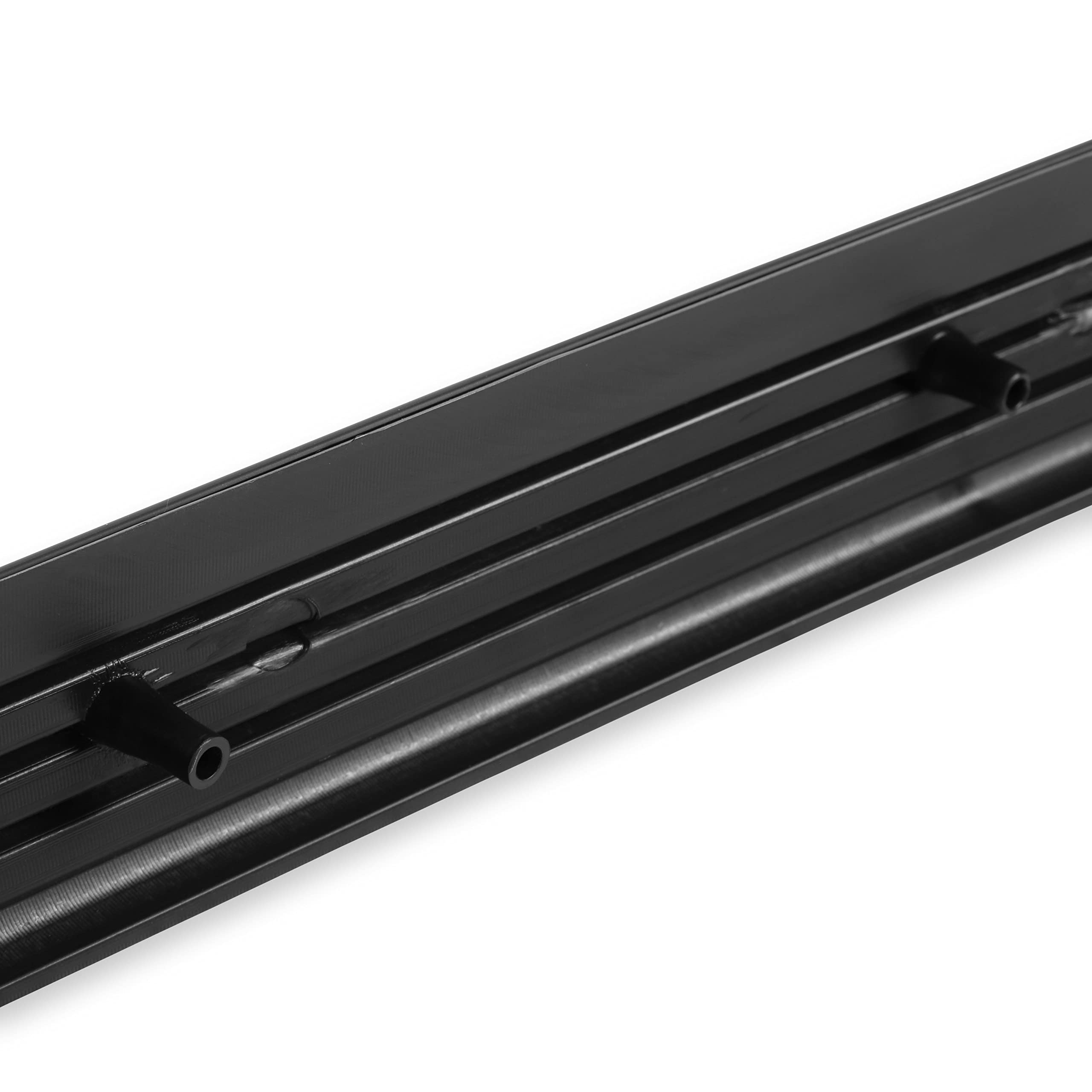 Holley 04-454 Classic Trucks GMT400 Front Bumper Impact Strip - Black/Chrome